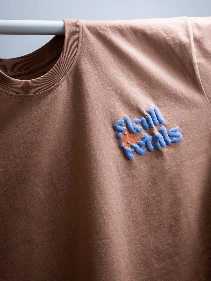 Skull & Petals - Peach