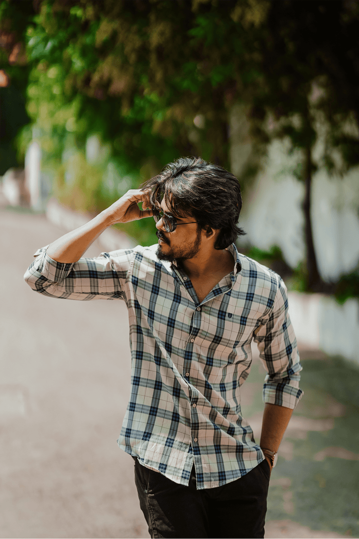 Checks Style - Ivory