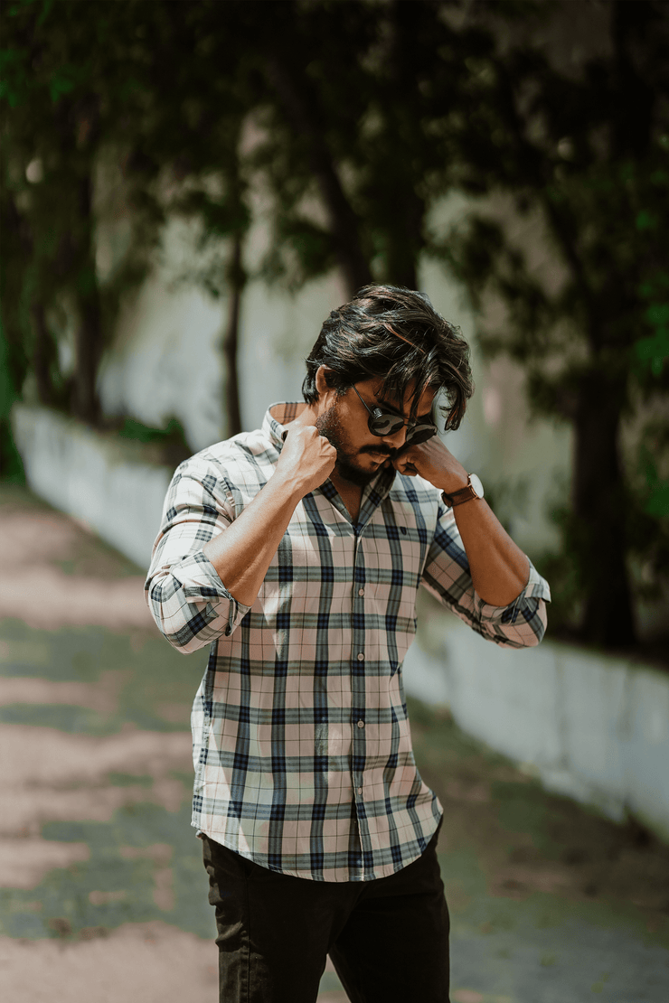 Checks Style - Ivory