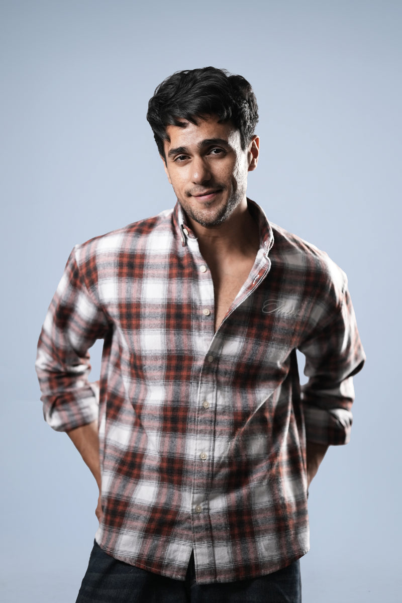 Burnt Bronze Flannel Shirt