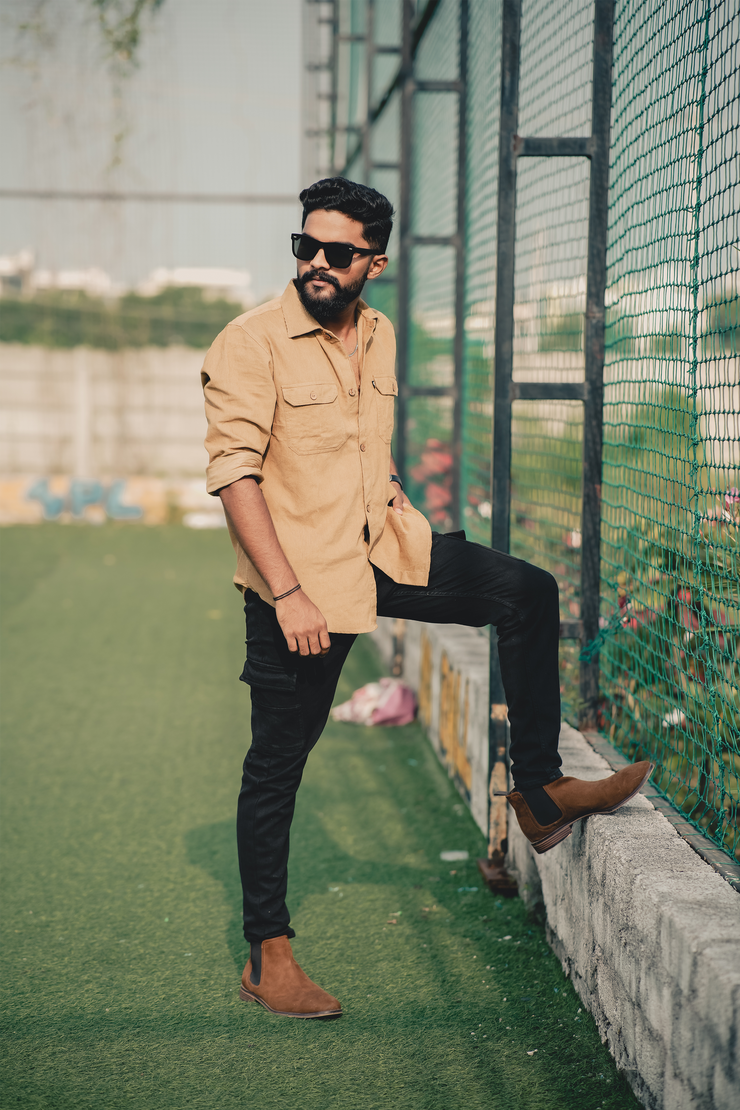 Corduroy Style Beige