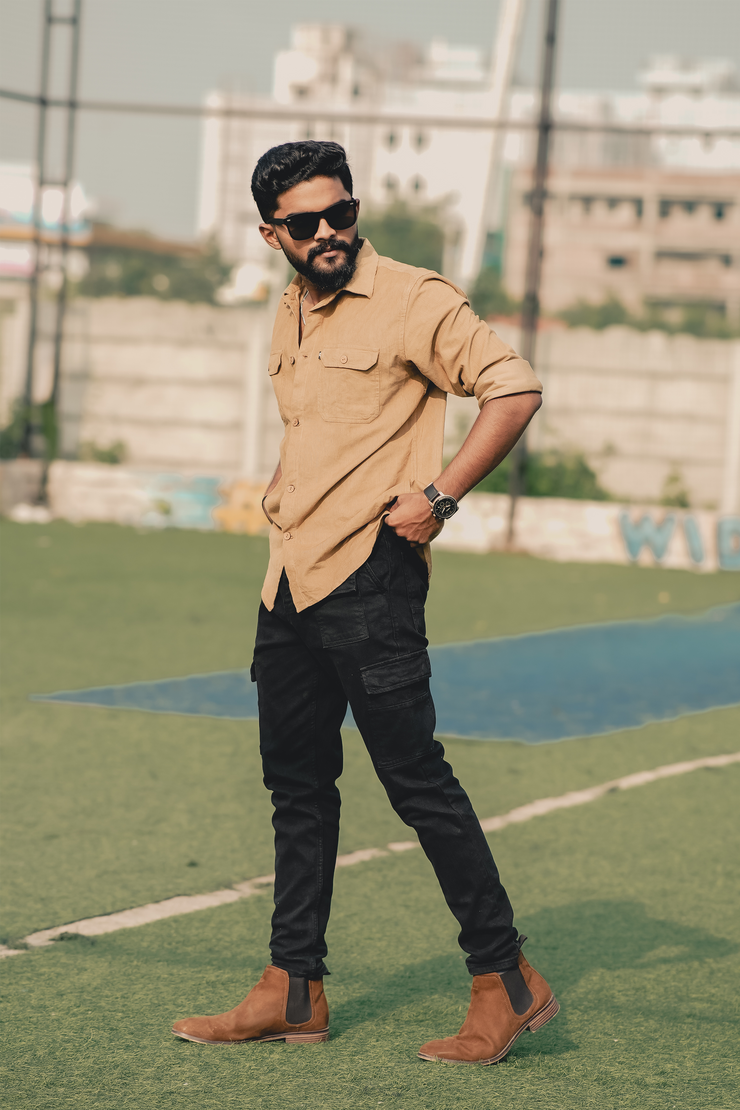Corduroy Style Beige