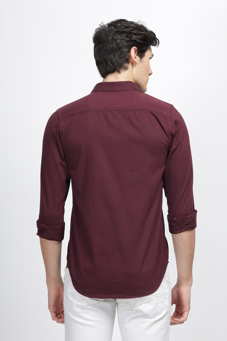 The Macho Shirt - Maroon