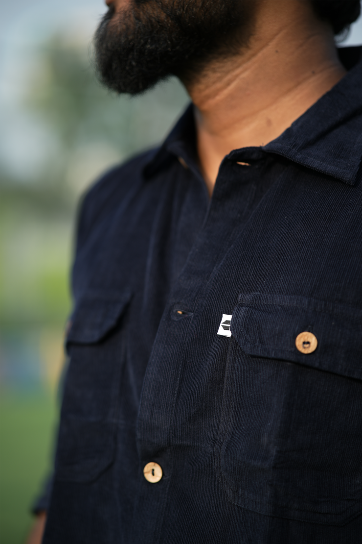Corduroy Style Navy
