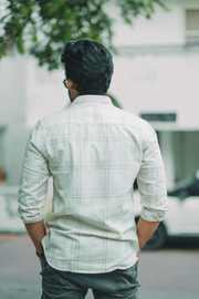 Linen Checks - Beige