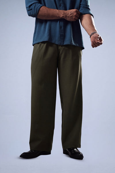 Dark Olive Trousers
