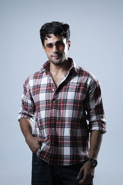 Ruby Red Flannel Shirt