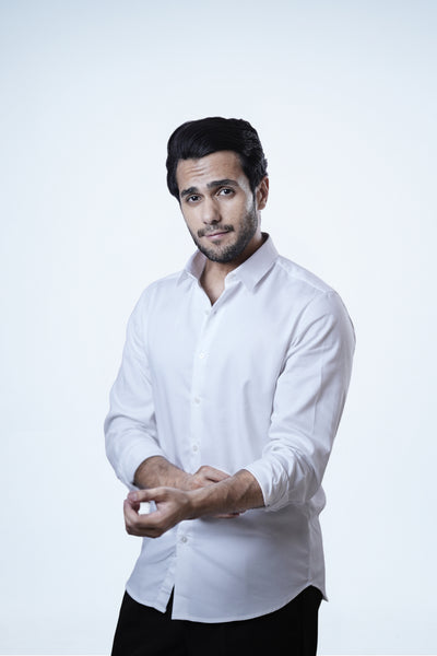 Soft White - Satin Shirt