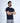 Round Neck Slim Fit Tee - Navy Blue