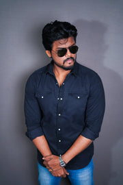 Double Pocket Shirt - Black