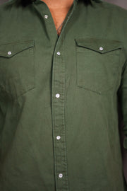 Double Pocket Shirt - Green